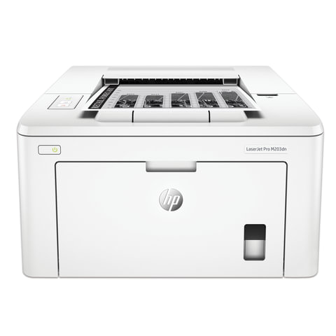 Принтер лазерный HP LaserJet Pro M203dn, А4, 28 стр./мин., 30000 стр./мес., ДУПЛЕКС, сетевая карта, G3Q46A