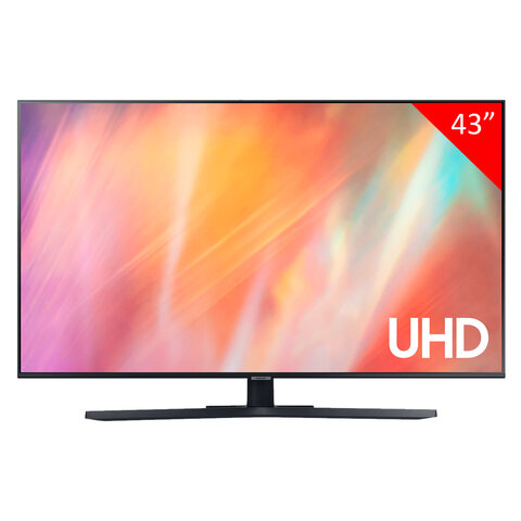 Телевизор SAMSUNG UE43AU7500UXRU, 43" (109 см), 3840x2160, 4K, 16:9, SmartTV, WiFi, Bluetooth, черный