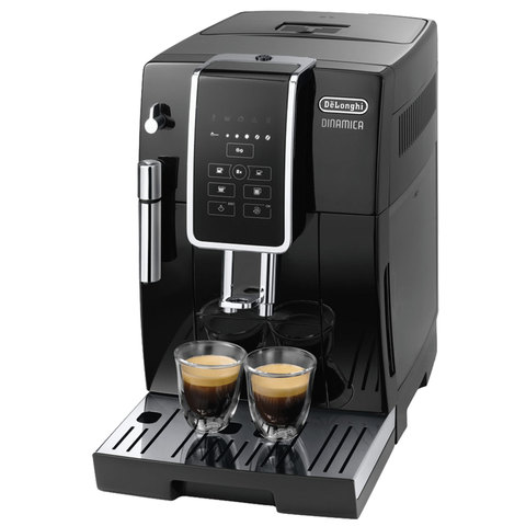 Кофемашина DELONGHI ECAM 350.15.B, 1450 Вт, объем 1,8 л, емкость для зерен 300 г, ручной капучинатор, черная